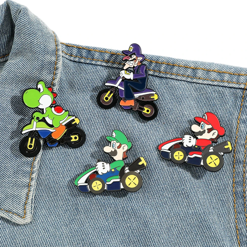 Mario Enamel Pins