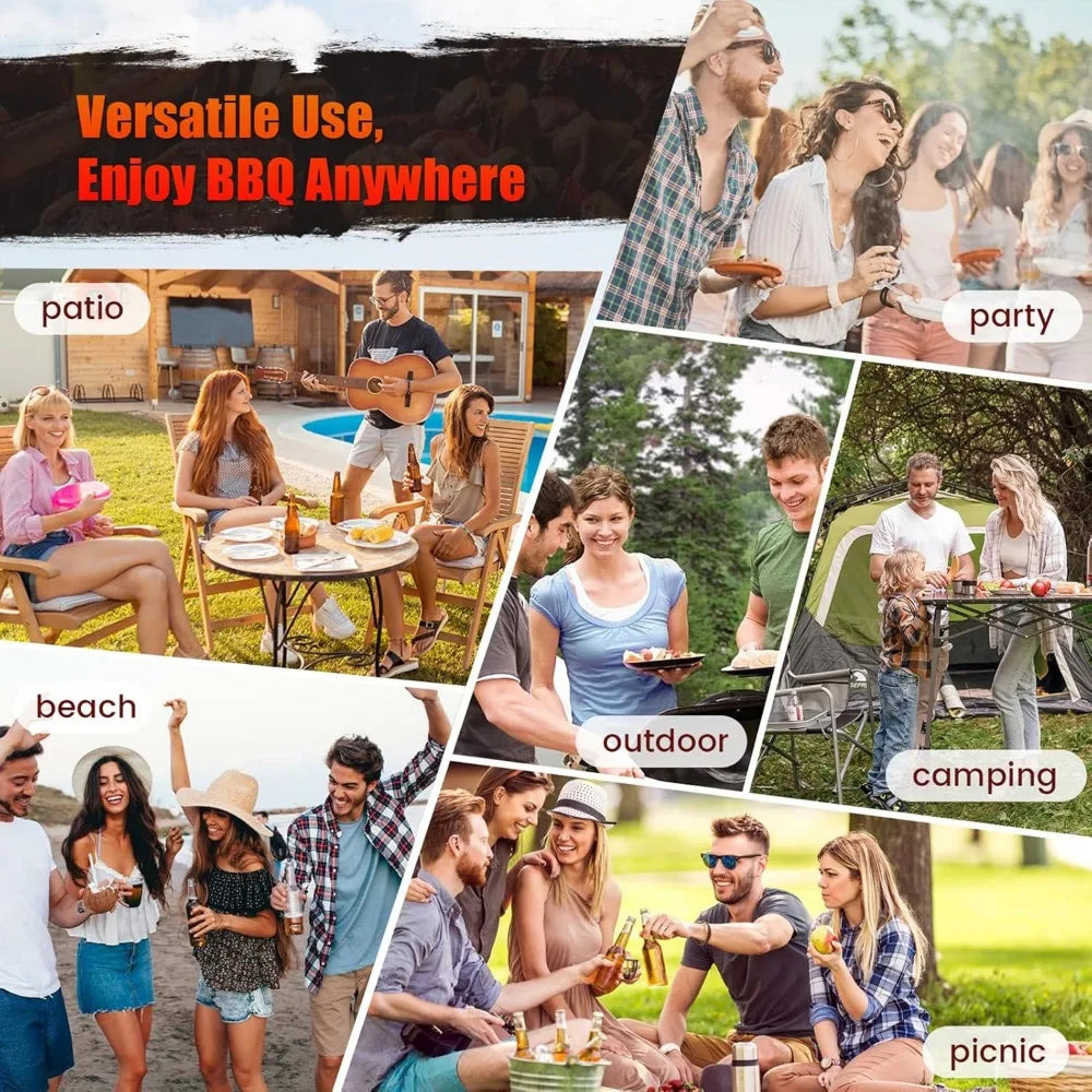 Charcoal Grills with Offest Smokers