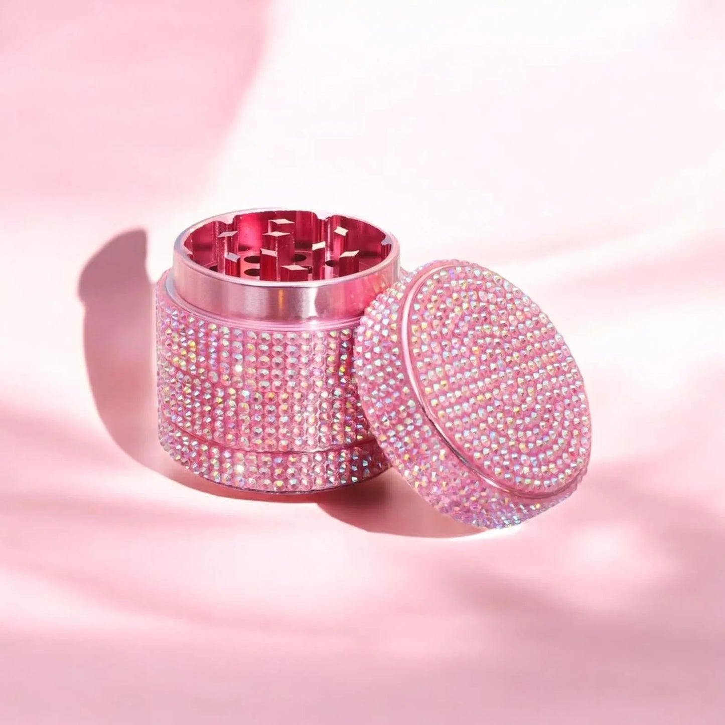 Crystal Pink Herb Grinder