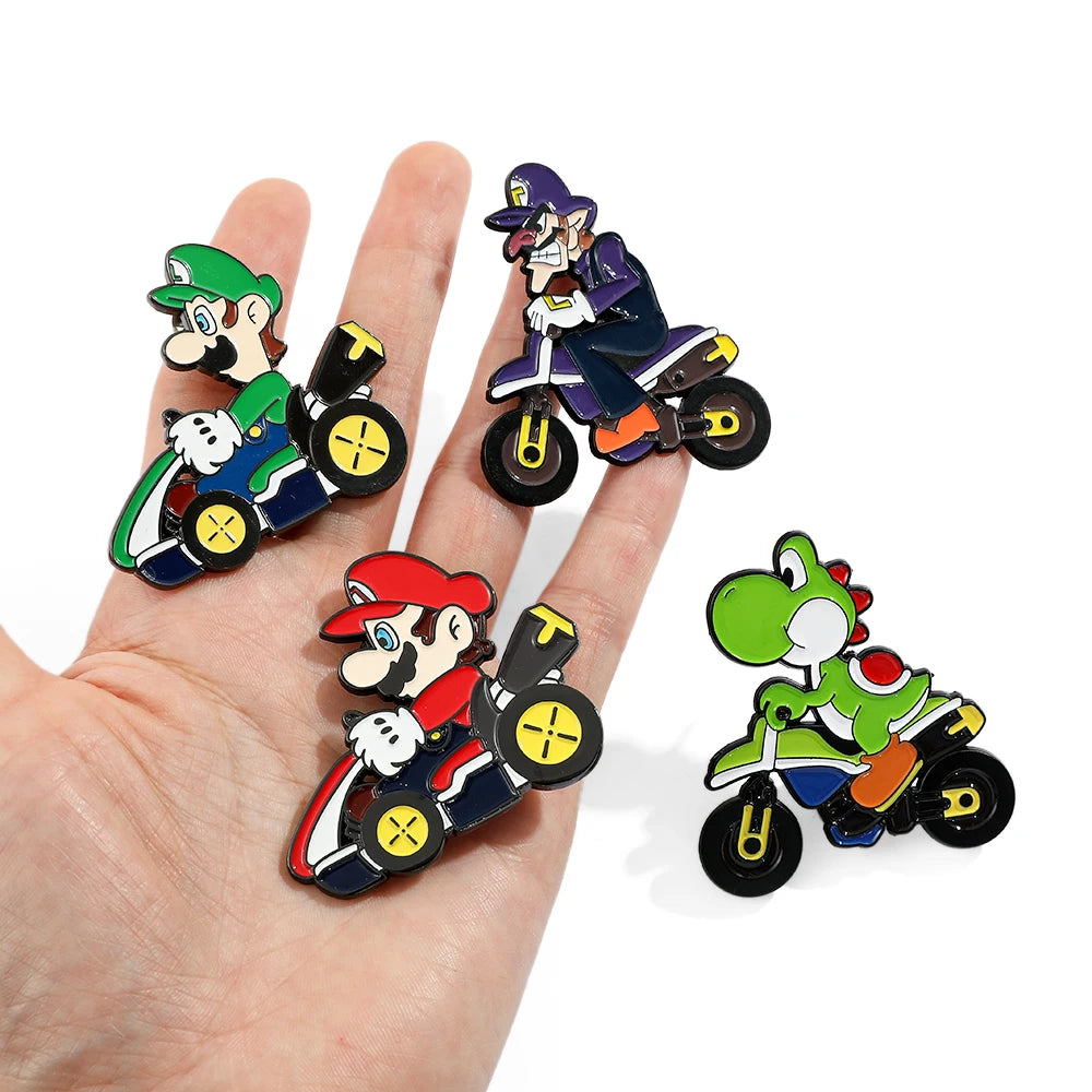 Mario Enamel Pins