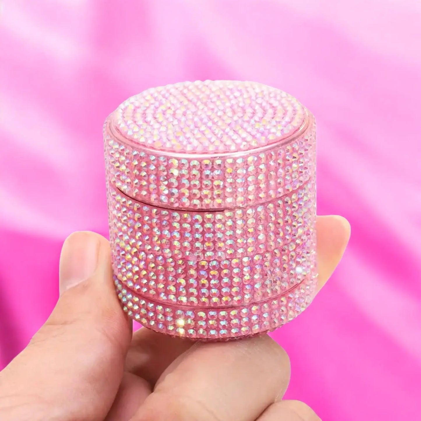 Crystal Pink Herb Grinder