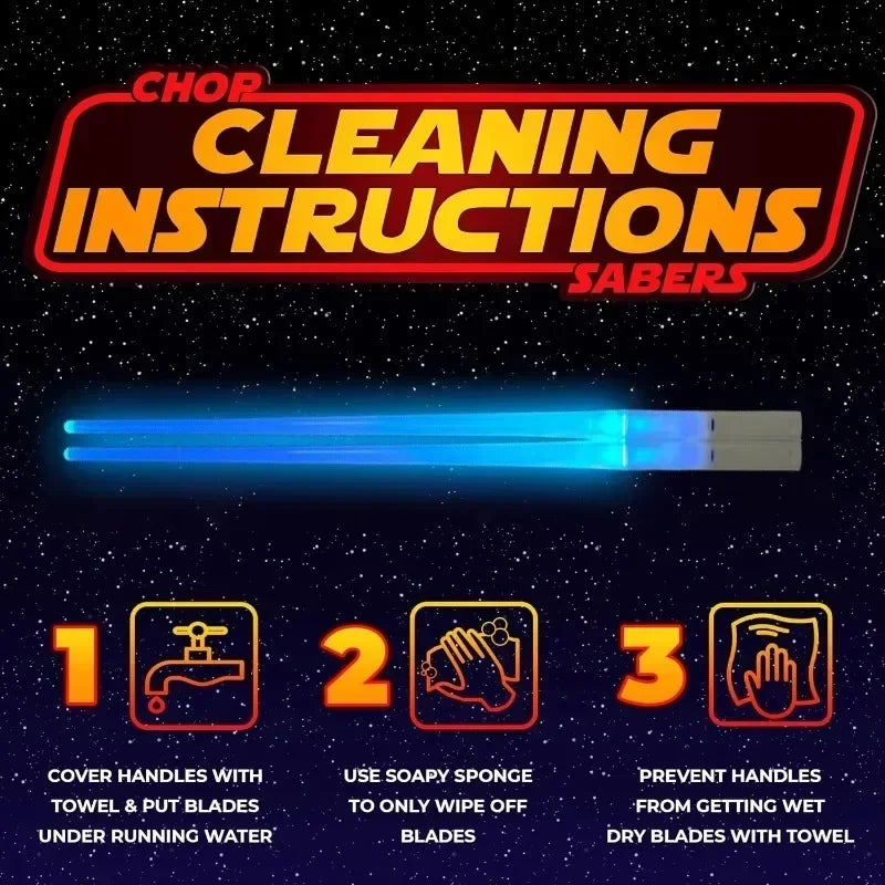 StarWar Reusable LED Lightsaber Chopsticks