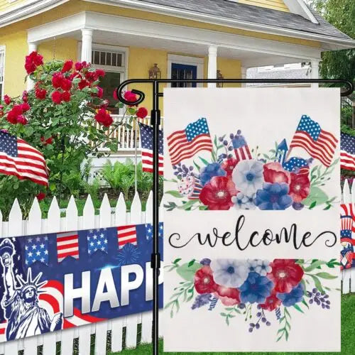 4th of July Garden Flag