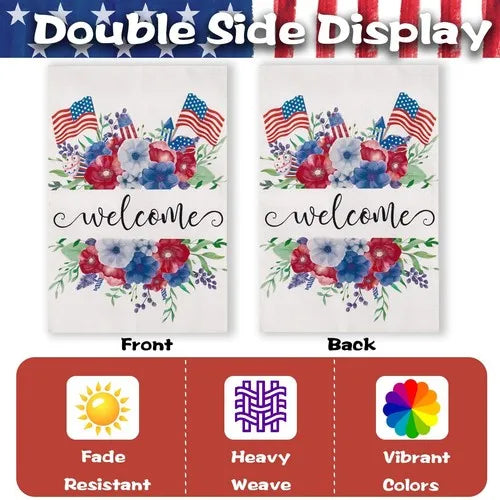 4th of July Garden Flag