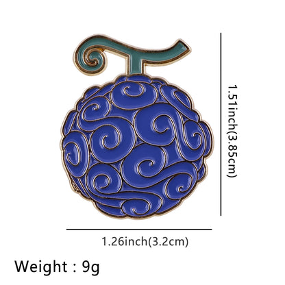 One Piece DEVIL FRUITS Pins