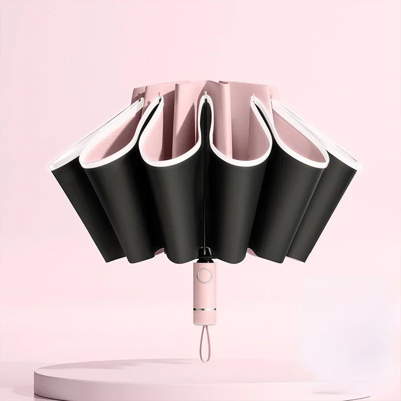 Fully Automatic Reverse Folding Umbrella