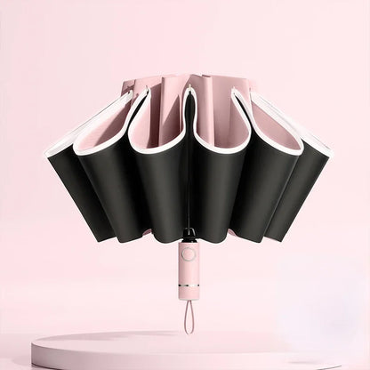 Fully Automatic Reverse Folding Umbrella