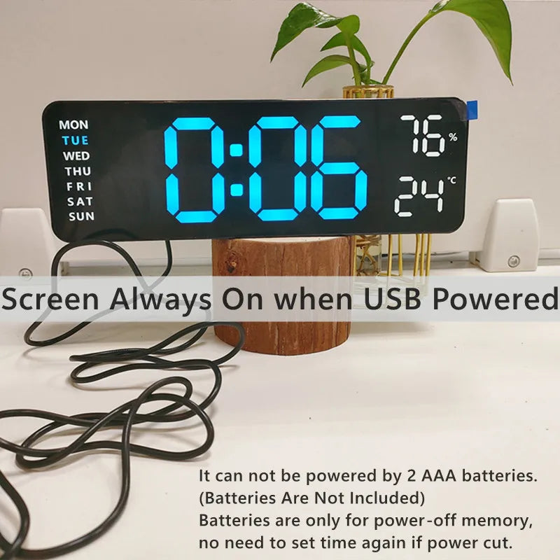 Digital Wall Clock