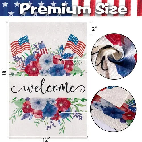 4th of July Garden Flag