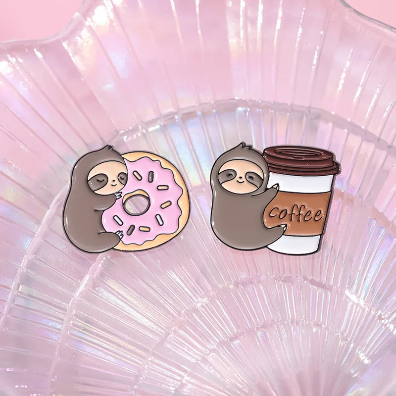 Cute koala-shaped brooches