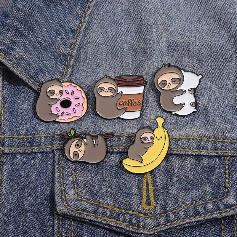 Cute koala-shaped brooches