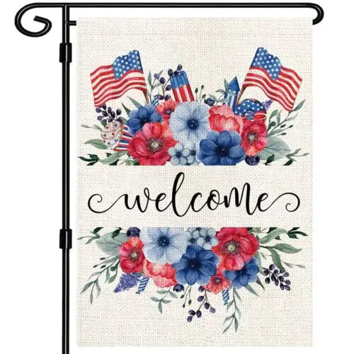 4th of July Garden Flag