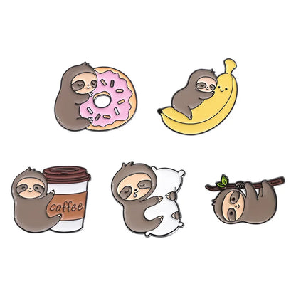Cute koala-shaped brooches